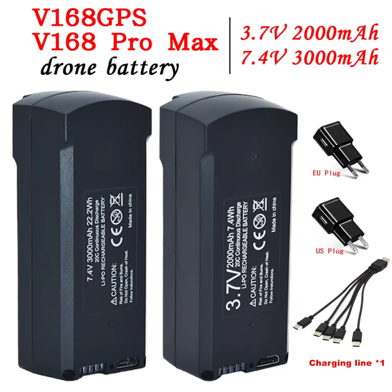 GPS V198 7.4V 3000mAh Battery  - огляд і ціна Drone Mapping